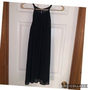 Black cocktail dress